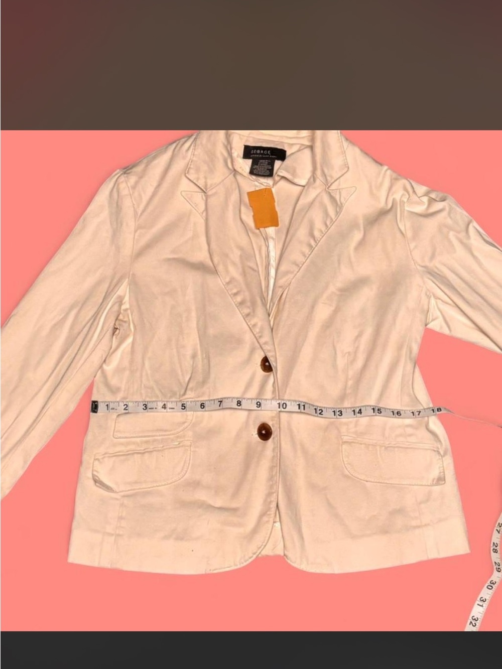 George Cream Women's Tailored Blazer Jacket